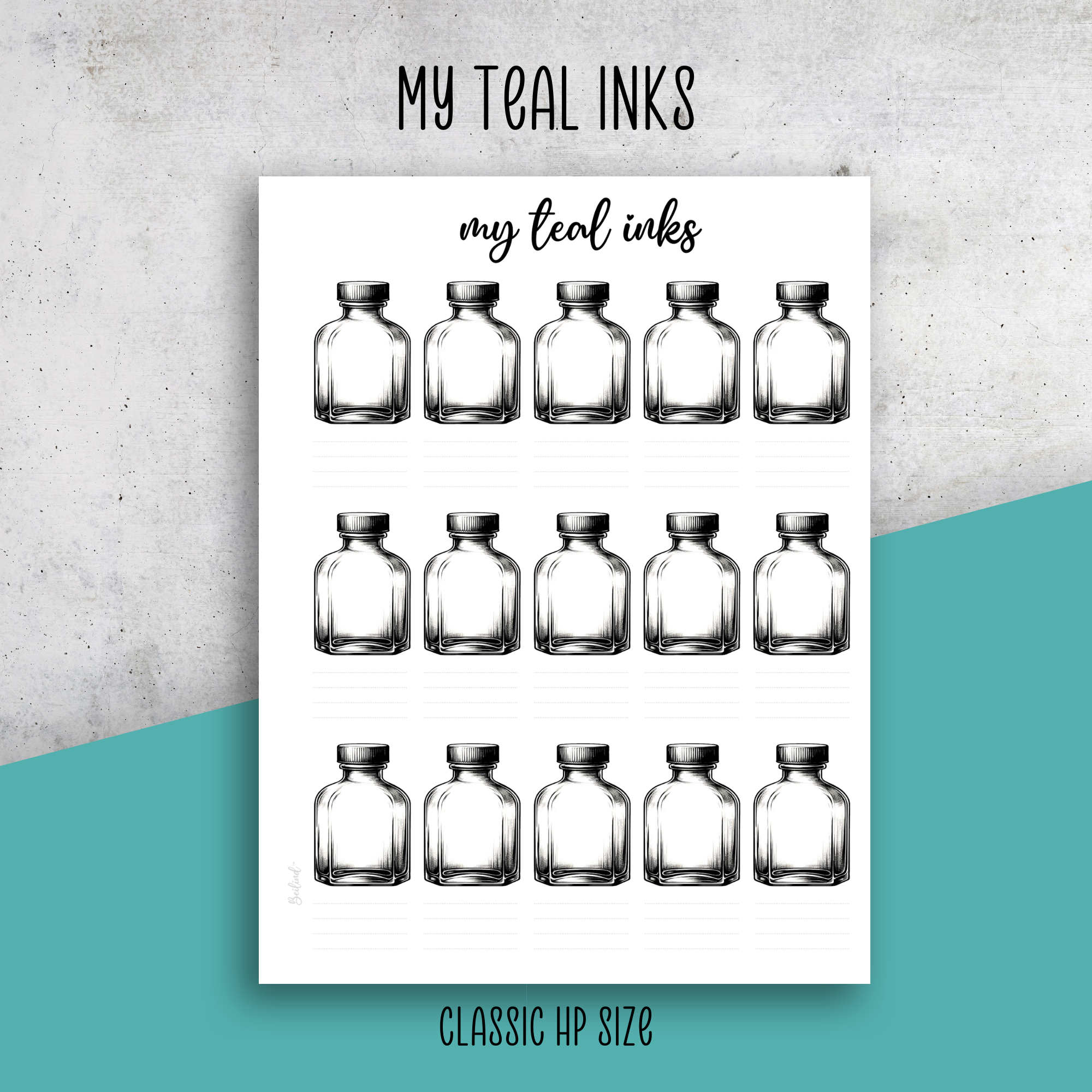 Ink Swatches No.1 with Headers Bundle