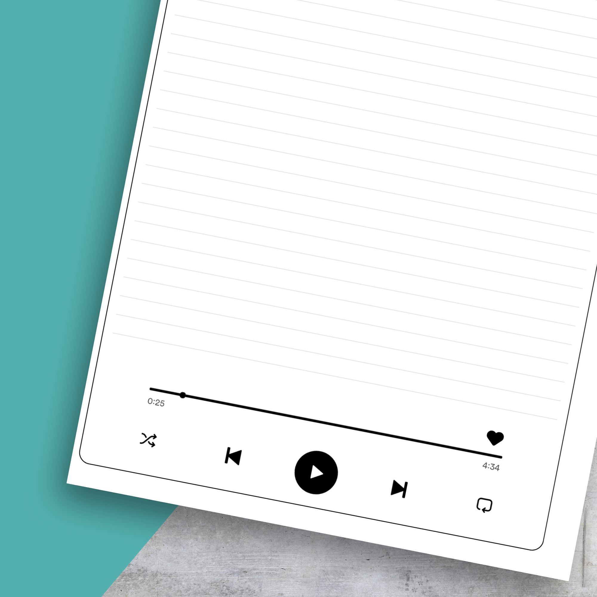 Playlist No4, Classic Size Insert