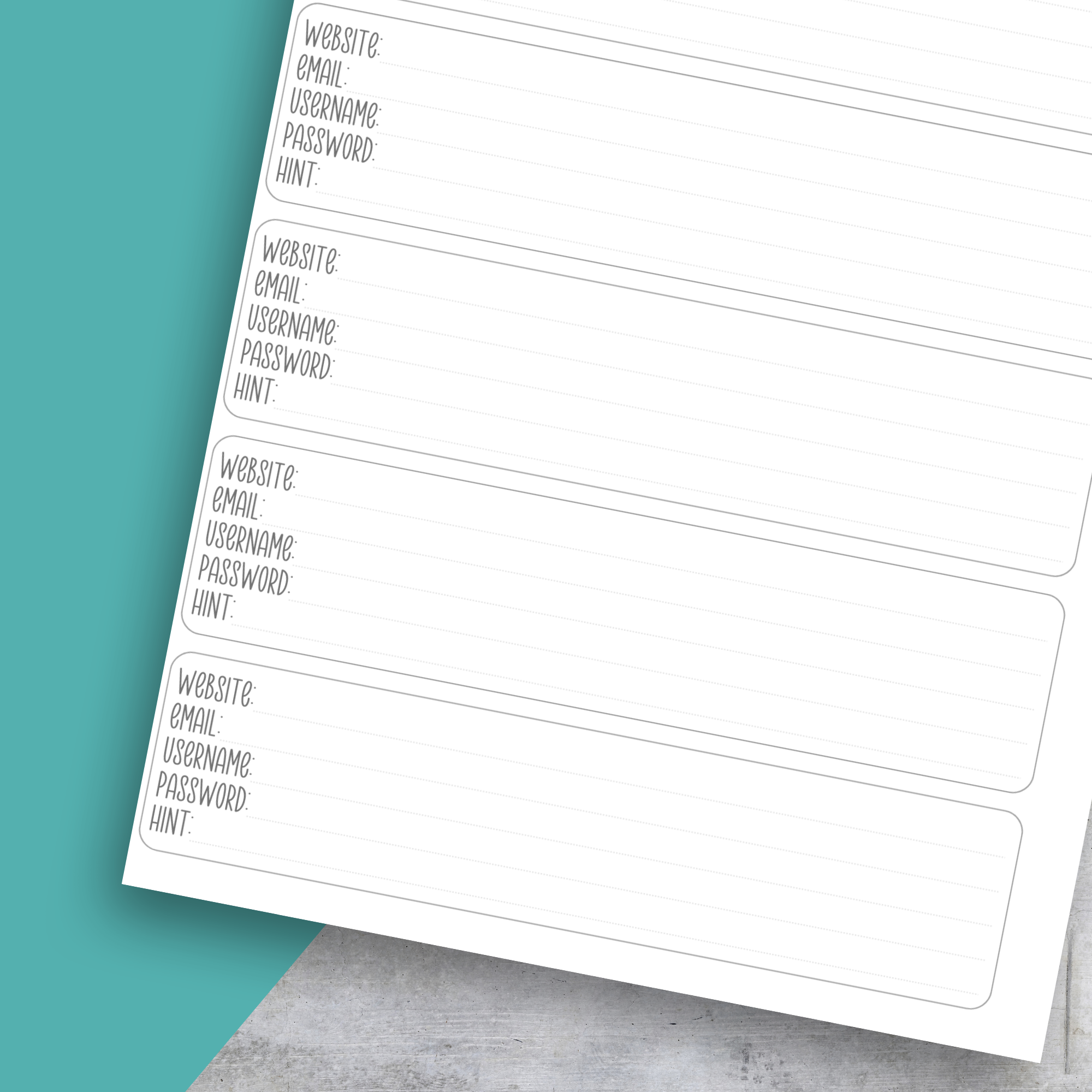 Streaming Tracker, Classic Size Insert