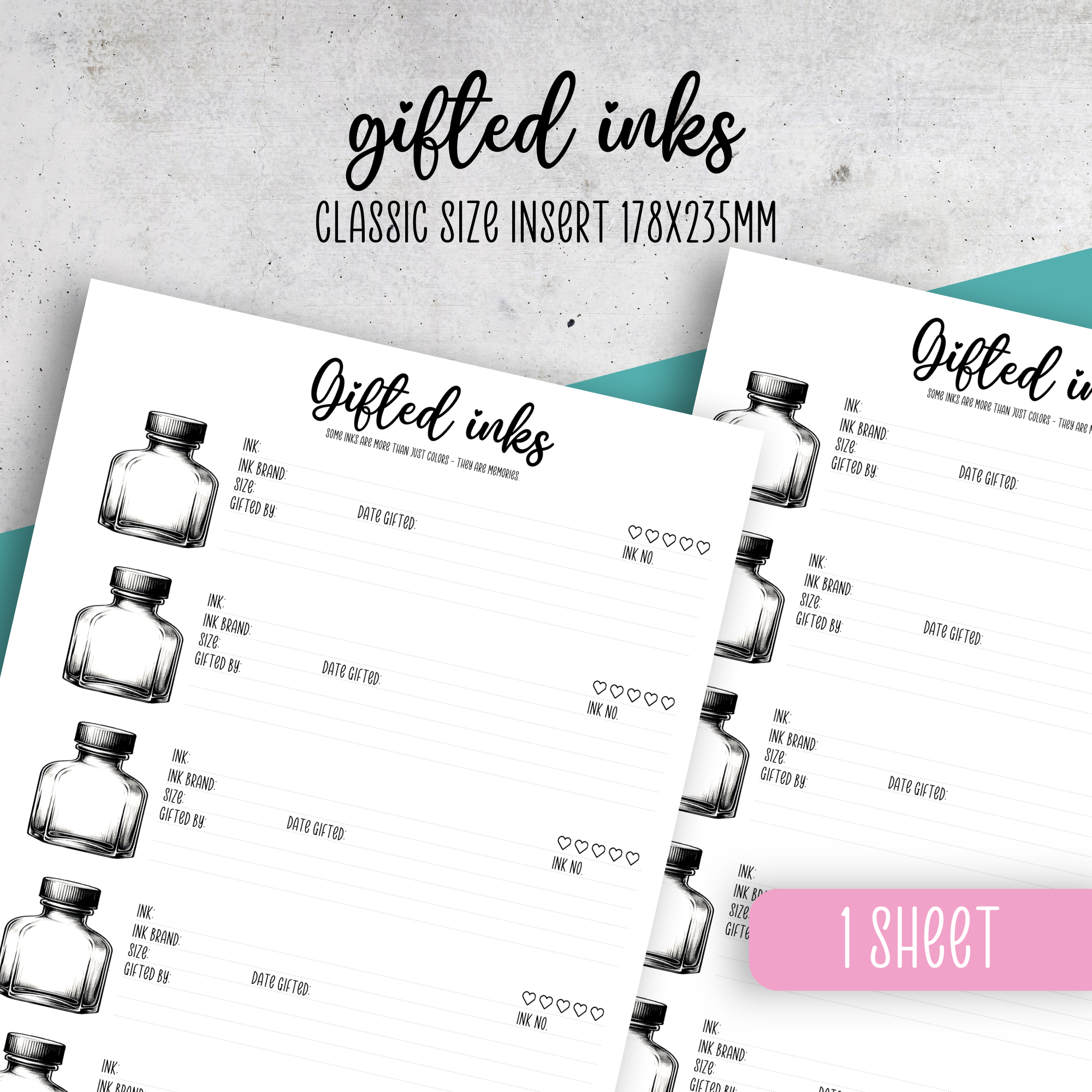 Gifted Inks Insert