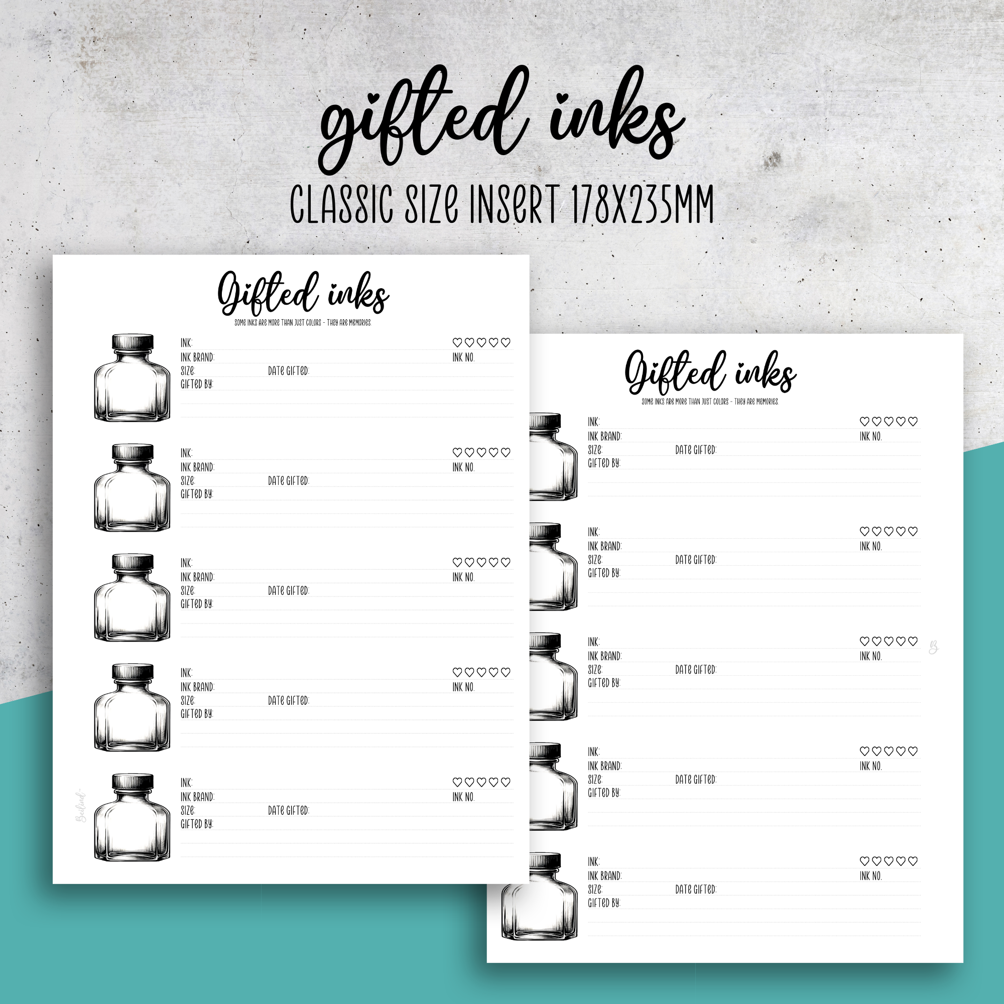 Gifted Inks Insert
