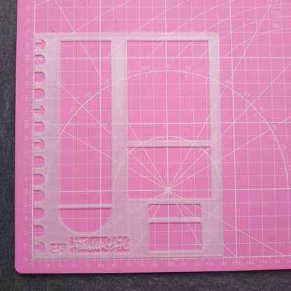 Layout boxes Stencil - Large, number 46