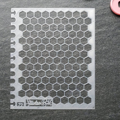 Hexagon pattern Stencil - Large, number 72