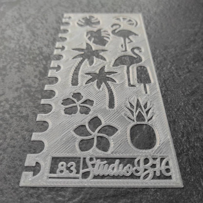 Tropical Stencil - Medium, number 83