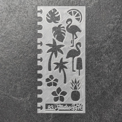 Tropical Stencil - Medium, number 83