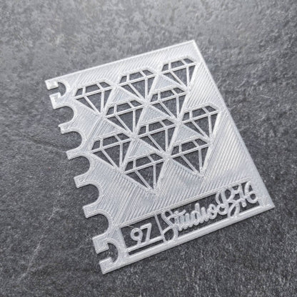 Diamond pattern Stencil - Small, number 97