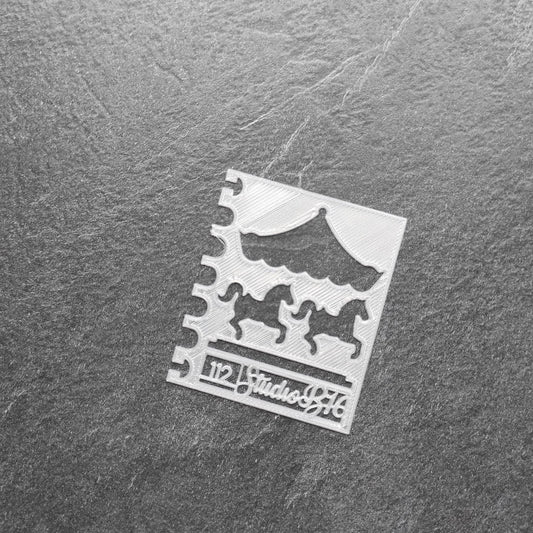 Carousel Stencil - Small, number 112