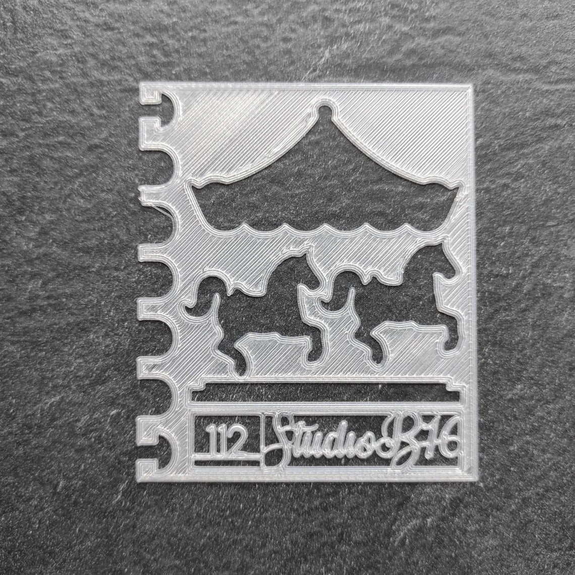 Carousel Stencil - Small, number 112