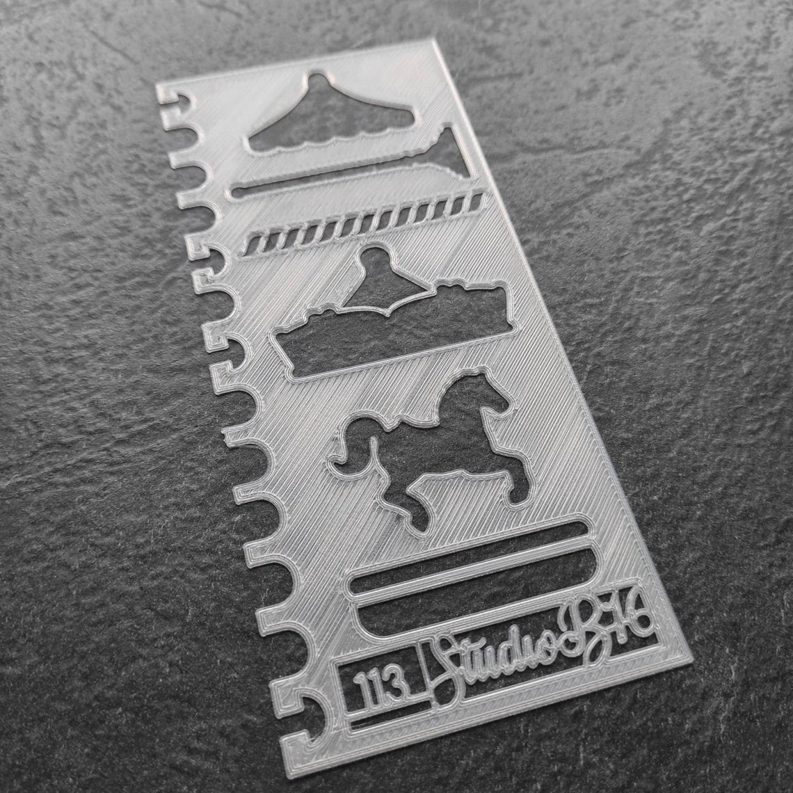 Carousel Stencil - Medium, number 113