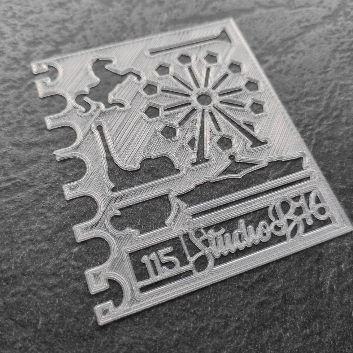 Rides Stencil - Small, number 115