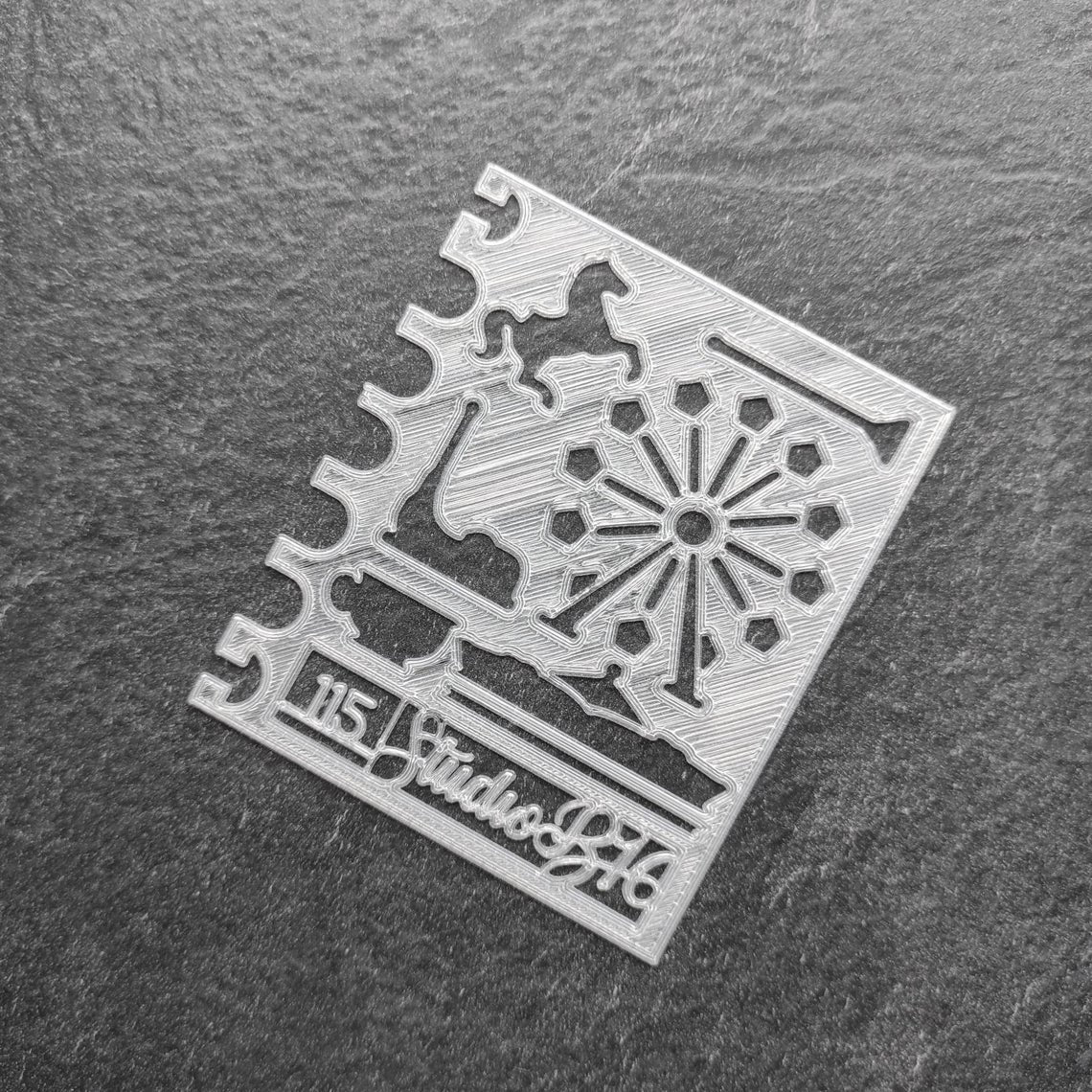 Rides Stencil - Small, number 115