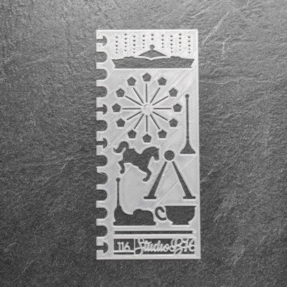 Amusement Rides Stencil - Medium, number 116