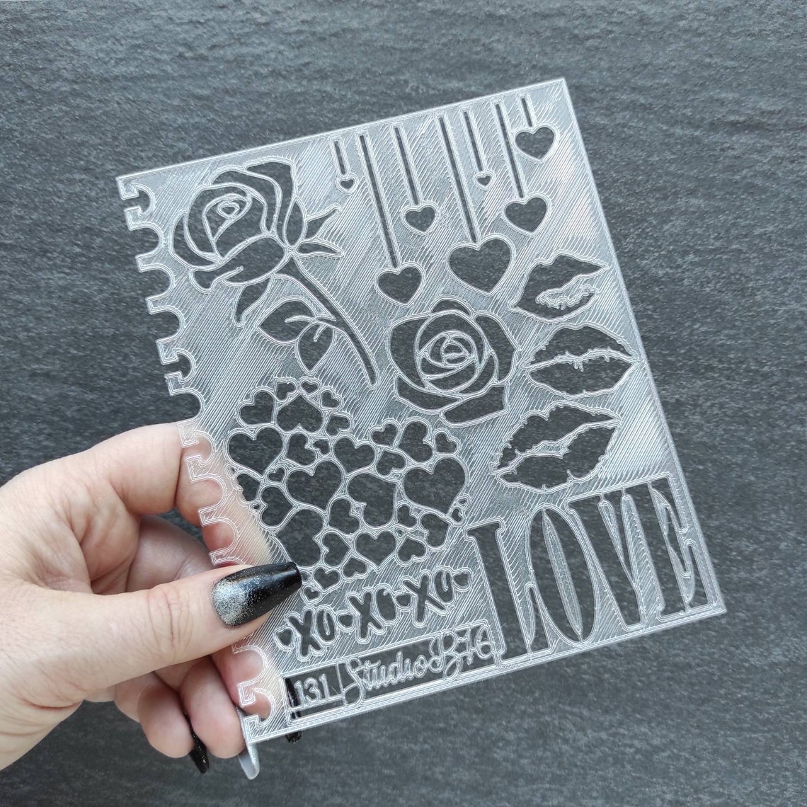 Love Stencil, B Grade - Large, number 131