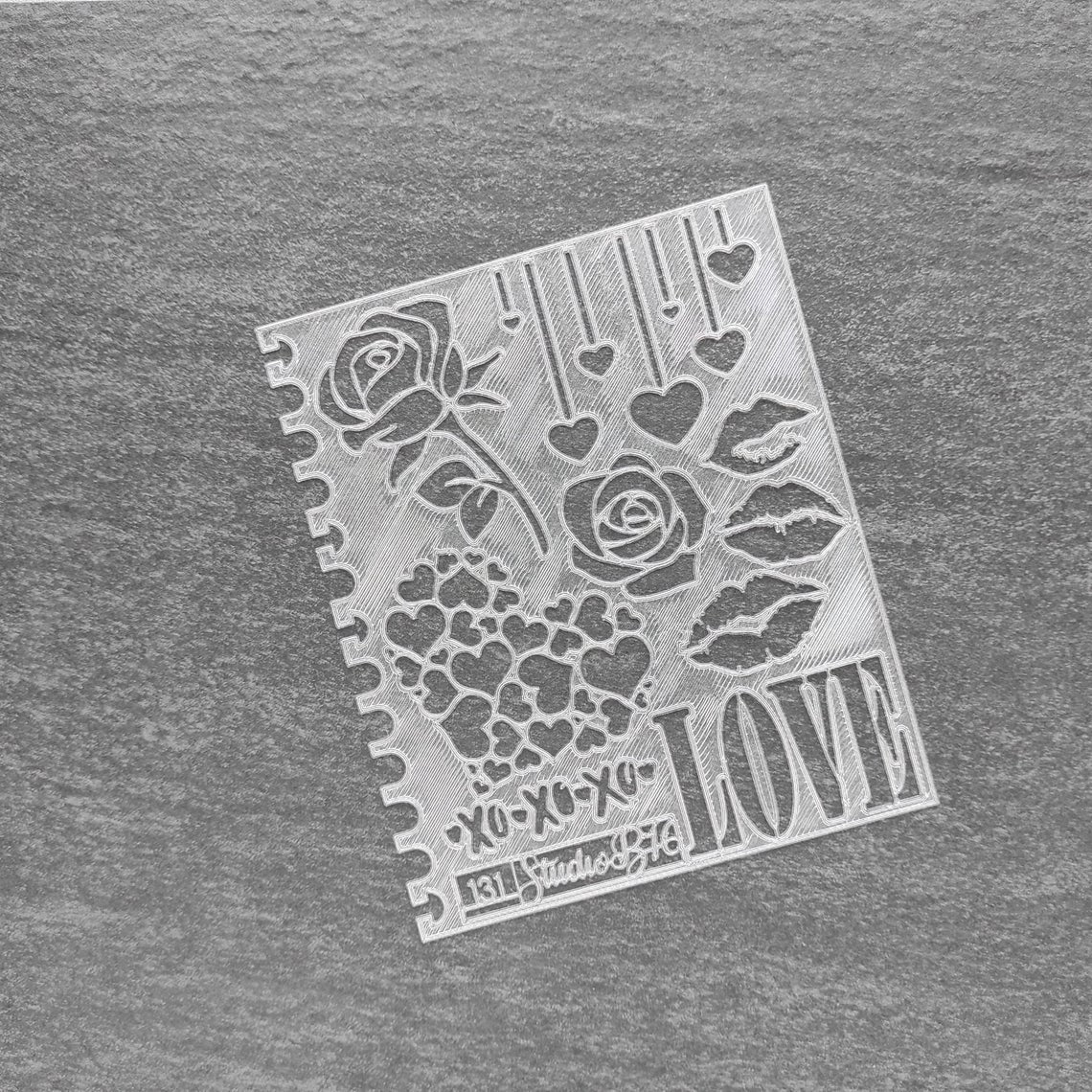 Love Stencil, B Grade - Large, number 131