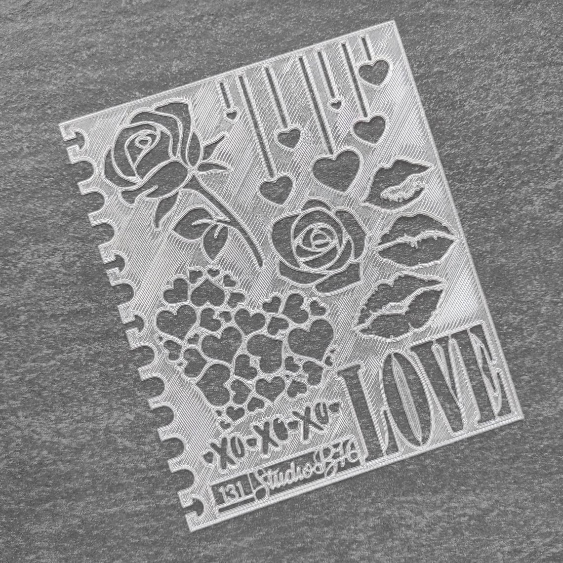 Love Stencil - Large, number 131