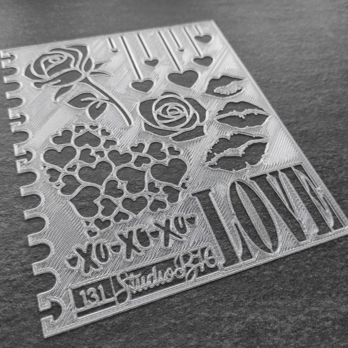 Love Stencil, B Grade - Large, number 131