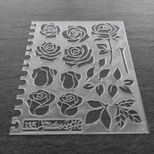 Roses Stencil - Large, number 135