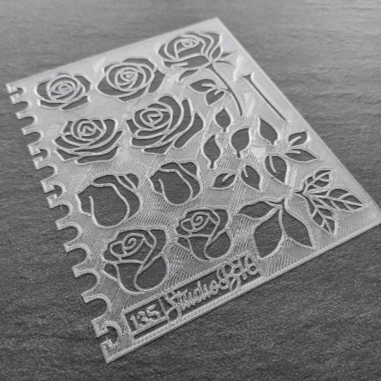 Roses Stencil - Large, number 135